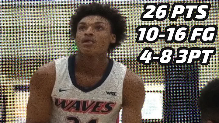 Maxwell Lewis vs Cal State LA 12.19.22 | 26 pts (1...