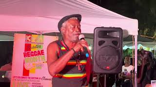 Reggae Icon Horace Andy SIZZLING PERFORMANCE @ Kingston Night Market, Reggae Month Celebration
