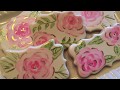 How to Decorate a Cookie | Watercolor Rose Cookies Perfect for Mother's Day