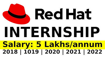 Red Hat Internship Drive 2021 | 5 Lakhs/Annum Salary | Work From Home