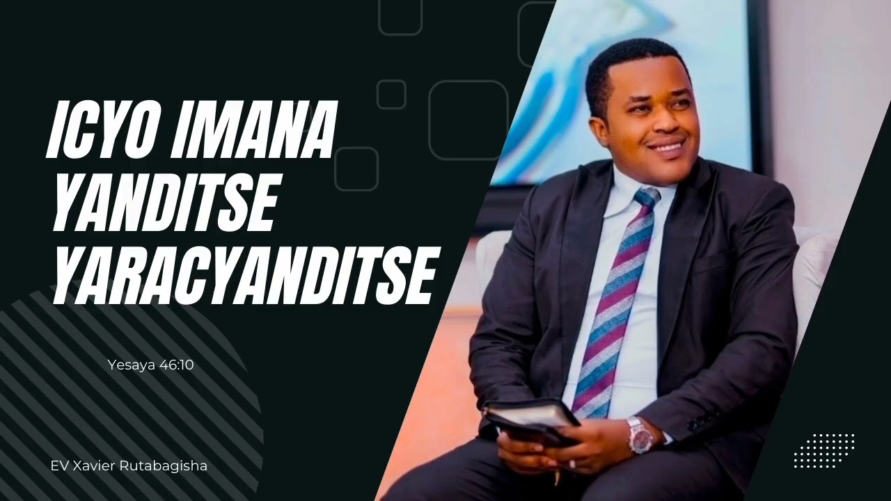 ICYO IMANA YANDITSE YARACYANDITSE.