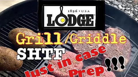 How Good Is The Lodge Cast Iron Grill/Griddle #griddlecooking