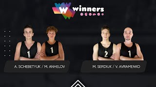 Winners Beach Volleyball. Men. A. Schebetyuk / M. Anhelov - M. Serdiuk / V. Avramenko 23.04.2024