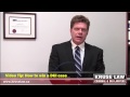 Video Tip - How to win a DUI case