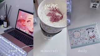 〔vlog〕ゲーム⋆͛🎮⋆͛ Minecraft￤引きこもり🐔🍗￤日常daily 📖￤