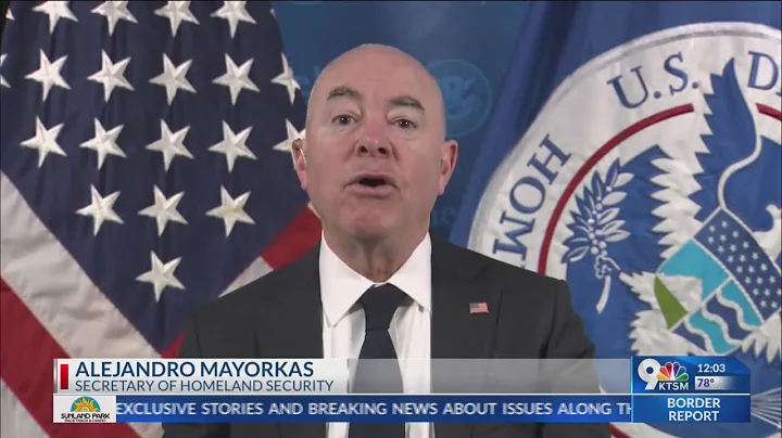 Homeland Security Alejandro Mayorkas releases statement on migrants.