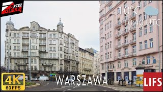 4k POLAND 🚗 #DRIVE ☁️ ~ WARSAW ~ 🧌 MOKOTÓW 🛖 STODOŁA 🐰 PUŁAWSKA ~ 60fps #PrzezPolskę