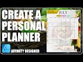 Make A Personal Planner In Affinity Designer