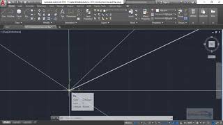 AutoCAD Tutorial Series: Construction line and ray