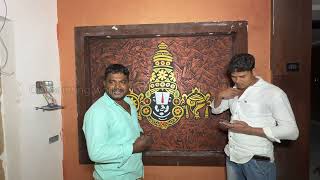 interior Wall Texture design Balaji | Wall Texture design making ideas and techniques by Om painting works 32,452 views 5 months ago 11 minutes, 55 seconds