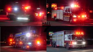 [RARE] Indianapolis Fire Department - Safety North, Tactical 5, Ladder 1, & Tactical 1 Responding