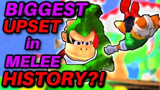 ANALYZING THE BIGGEST UPSET IN MELEE HISTORY!!! - Bing (Donkey Kong) vs. Cody Schwab (Fox) at GOML X