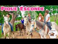 Pique Esconde a Cavalo - Brincadeira na Roça - Irmãos Mach´s