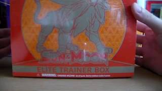 OPENING A POKEMON SUN AND MOON ELITE TRAINER BOX