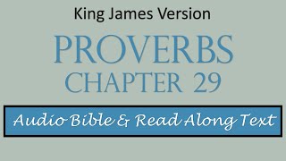 Proverbs 29 | KJV DRAMATIZED AUDIO BIBLE WITH TEXT