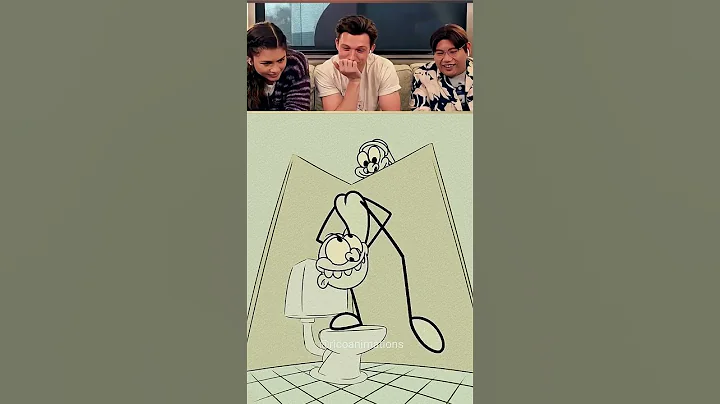 Try no laugh part 20 #tomholland #funny #trytolaugh #reaction