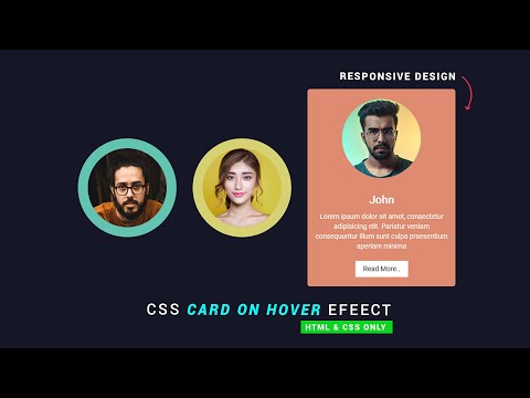 CREATIVE CSS CARD ON HOVER EFFECT USING HTML & CSS ONLY | CSS CARD HOVER EFFECT