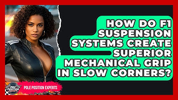 How Do F1 Suspension Systems Create Superior Mechanical Grip In Slow Corners?