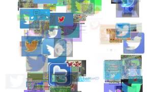 Celebrity Genetic Algorithm Art Generator Time Lapse - "Facebook Logo," "Twitter" Wealth