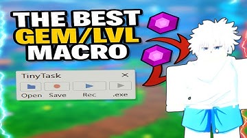 The BEST AFK MACRO For GEMS AND LEVELS In ASTD X UPDATE 3