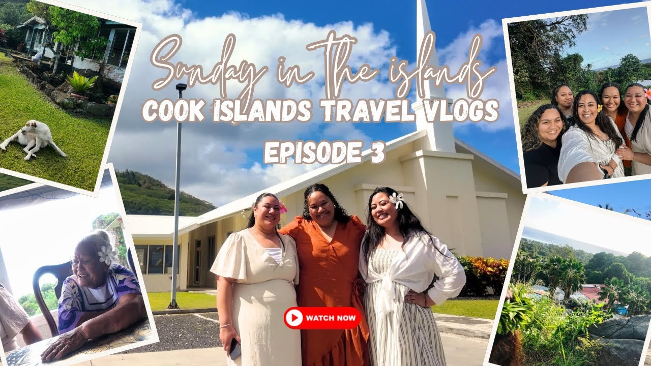Nana said “Find your JOHNNY LINGO” 😆🌺 | COOK ISLANDS VLOG Church + Sunday Lunch ~ Part 3
