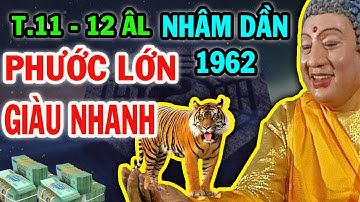 Bí Mật Động Trời Nhâm Dần 1962 Hưởng Lộc Tổ Tiên ĂN TẾT CỰC GIÀU Không Xem Là Hối Hận T.11-12 ÂL