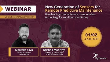 Live Webinar: New generation of sensors for remote predictive maintenance