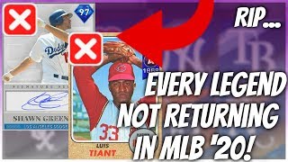 10+ HUGE Legends NOT Coming Back In MLB The Show 20 Diamond Dynasty (Removed Legends)