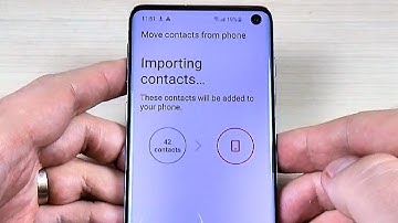 Samsung Galaxy S10 - How to Copy (Import) Contacts From SIM to Phone