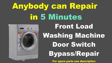 Washing machine door lock bypass |Washing machine door lock | front load washing machine repair