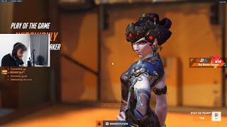 POTG! DAFRAN WIDOWMAKER OVERWATCH 2 GAMEPLAY SEASON 4 ROAD TO TOP 500