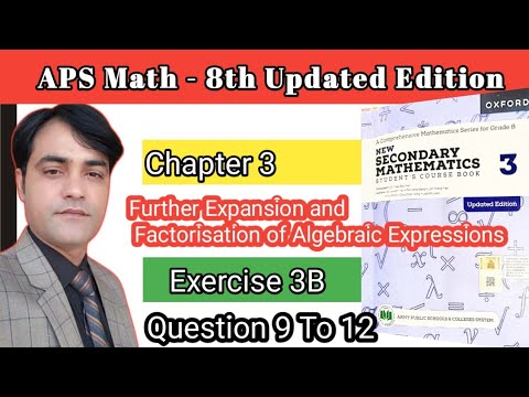 Exercise 3B Question 9 To12 II APS Maths 8th II New Secondary ...