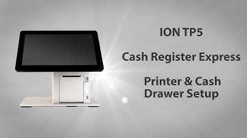ION TP5 PCAmerica Cash Register Express  Printer Setup