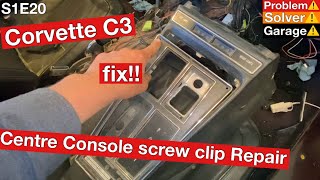 Corvette c3 (Centre Console Repair) C3 Corvette centre console repair kit review.