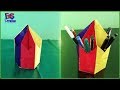 Origami pen holder with paper || pen stand using paper || easy & smart
creation ||