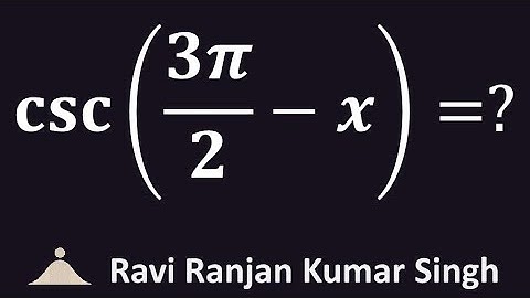 csc(3pi/2 - x) | cosec(3pi/2 - x) | csc(3pi/2 - theta) | cosec(3pi/2 - theta)