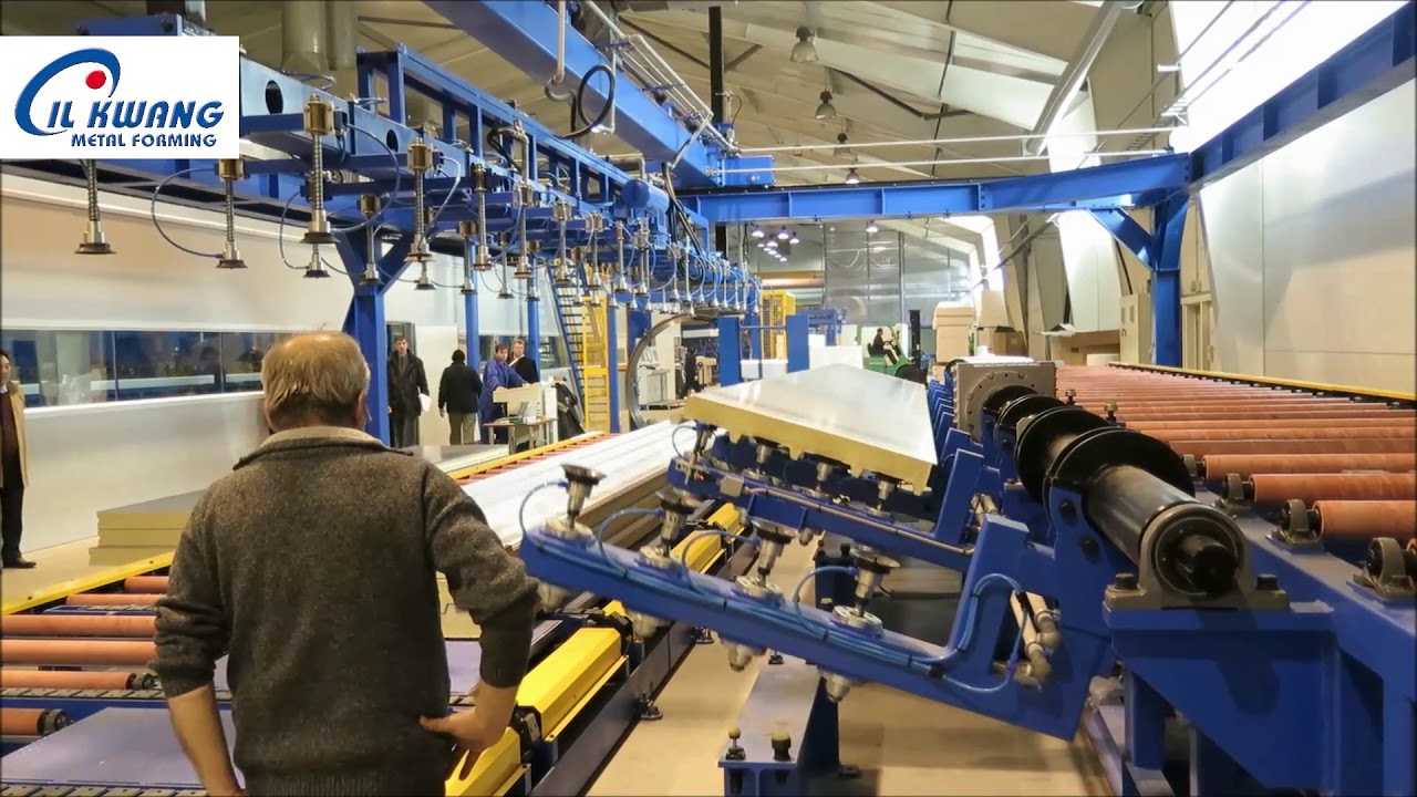 IL KWANG Combined PU/Mineral wool/EPS sandwich panel production line