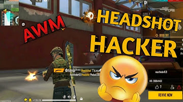 AWM Hacker In Training Ground 99+Kill||HIGH SPEED AWM HEADSHOT HACKER||Garena Free Fire
