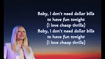 Cheap thrills- Sia (with lyrics)