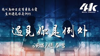 趙乃吉 - 遇見你是例外『我以為餘生沒有勇氣去愛，直到遇見你是例外。』【高音質|動態歌詞Lyrics】♫