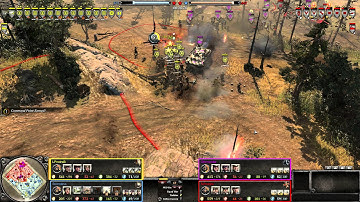 Bartons blob getting punished COH2