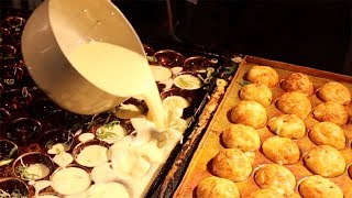 Making TAKOYAKI WANAKA | Octopus Balls | Japanese Street Food | Osaka Japan