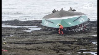 Tempête Miguel: Trois marins de la SNSM décédés après un chavirage au large des Sables-d'Olonne