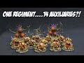 One Regiment....14 Auxiliaries?!