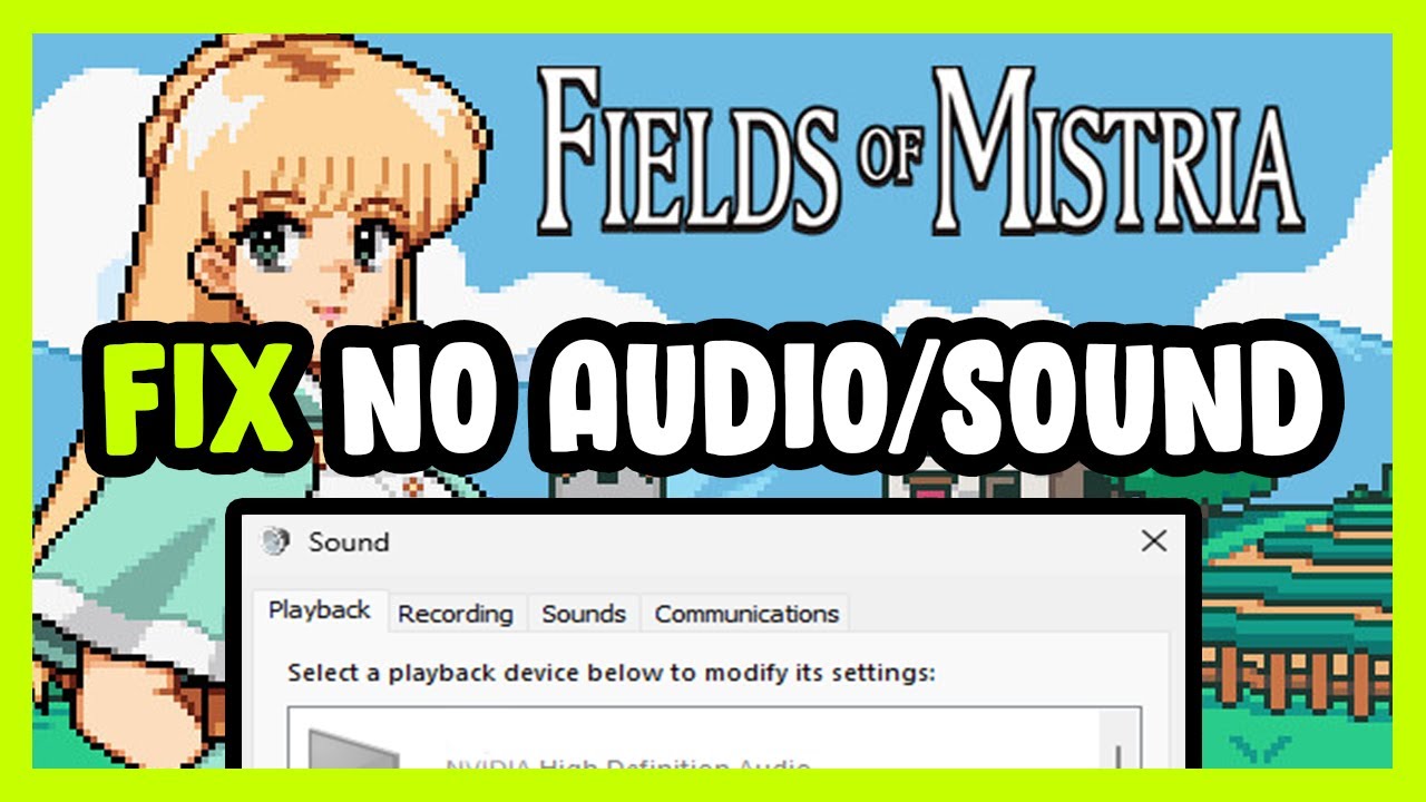 How to FIX Fields of Mistria No Audio/Sound Not Working - YouTube