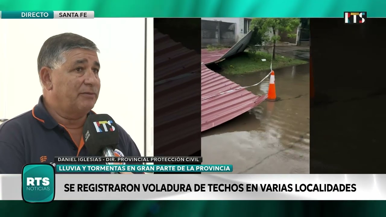 TEMPORAL EN SANTA FE: RÁFAGAS DE HASTA 100 KM/H | El sur provincial fue el más afectado