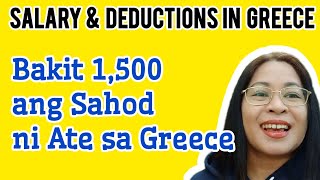 Salary & Deductions in Greece PAYSLIP (Seasonal Hotel Workers in Greece) Greece Salary Per Month