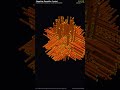 Flagship: Dendrite Crystal — 3D Cellular Automata #Shorts