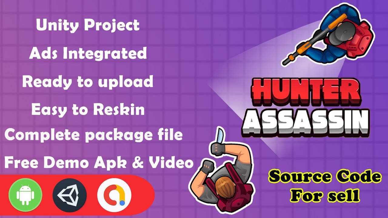 Hunter Assassin 3D - Source code available for sell - Game zone - YouTube
