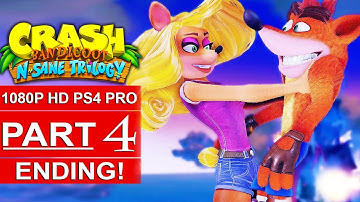 CRASH BANDICOOT N. Sane Trilogy ENDING Gameplay Walkthrough Part 4 [1080p HD PS4] - No Commentary